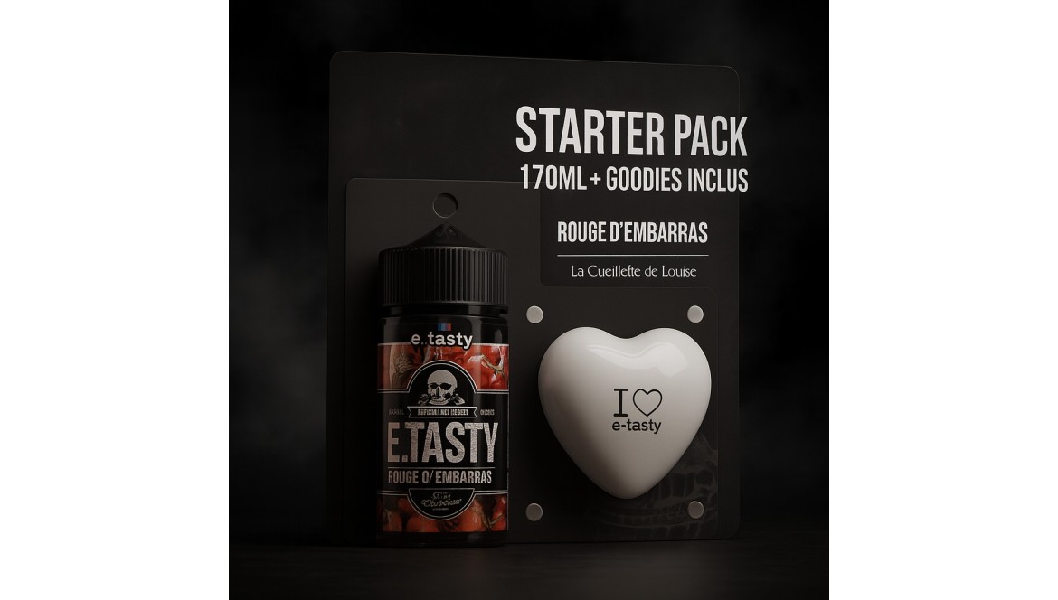 Starter Pack Rouge d’Embarras – Duo de cerises & fruits rouges – E.Tasty